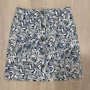 🌴 Ann Taylor The Loft Palm Leaf Skirt 🌴